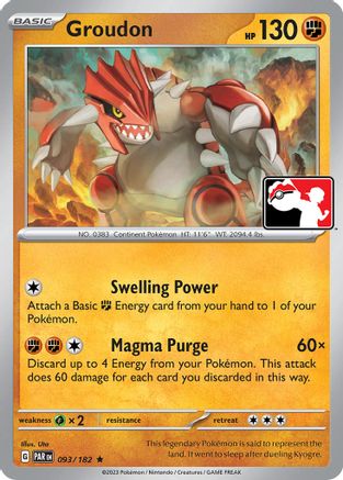 Image of Groudon (093/182) [Prize Pack Series Five]