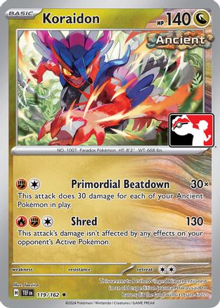 Image of Koraidon (119/162) [Prize Pack Series Five]