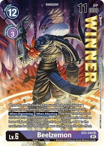 Image of Beelzemon [EX2-044] (April 2023 Beelzemon Special) [Starter Deck: Beelzemon Advanced Deck Set Pre-Release Cards]