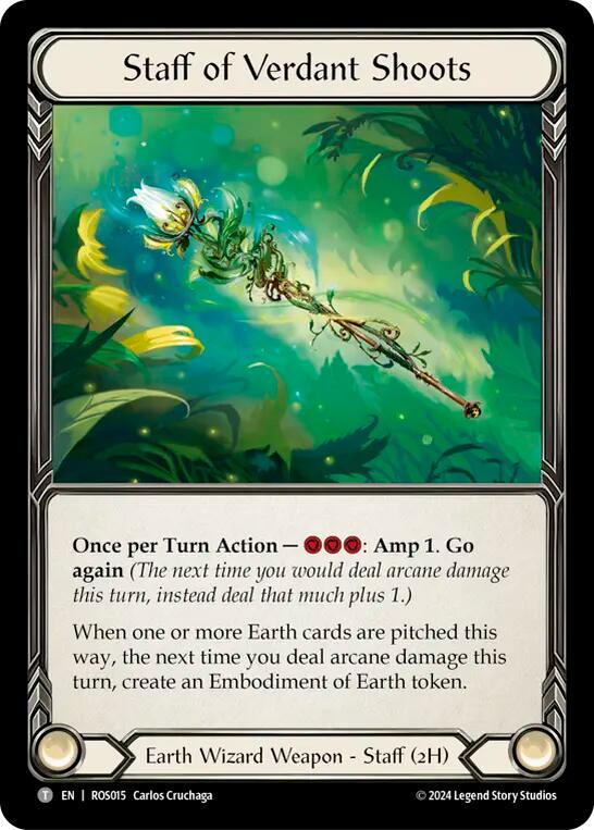 Image of Rotwood Reaper // Staff of Verdant Shoots [ROS003] (Rosetta)
