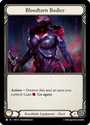 Image of Bloodtorn Bodice [ROS115] (Rosetta)  Cold Foil