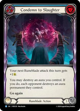 Image of Condemn to Slaughter (Blue) [ROS129] (Rosetta)  Rainbow Foil