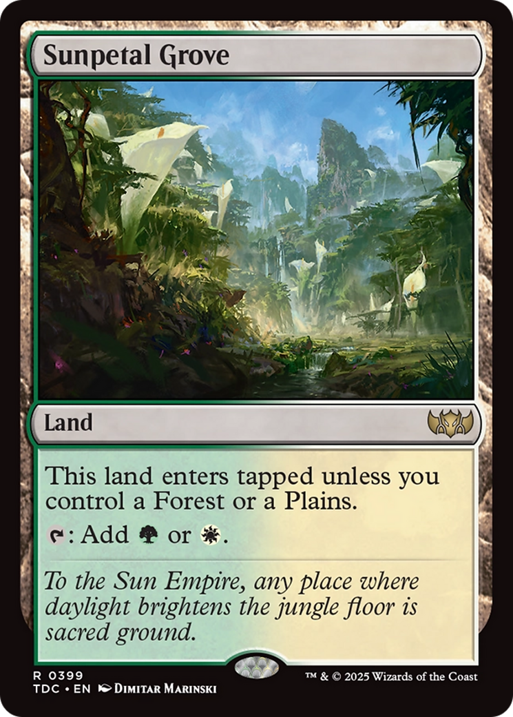 Image of Sunpetal Grove [Tarkir: Dragonstorm Commander]