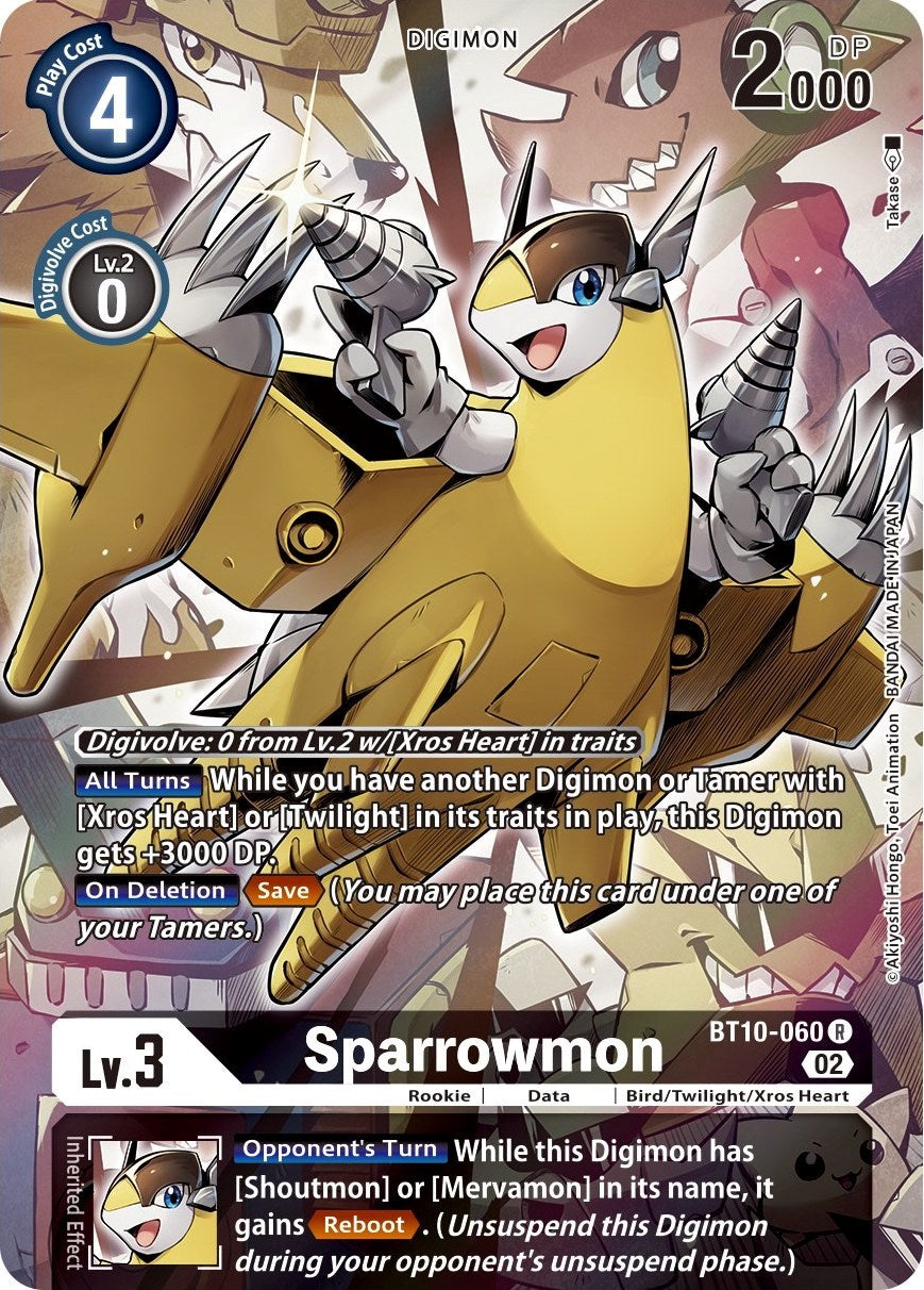 Image of Sparrowmon [BT10-060] (Alternate Art) [Xros Encounter]