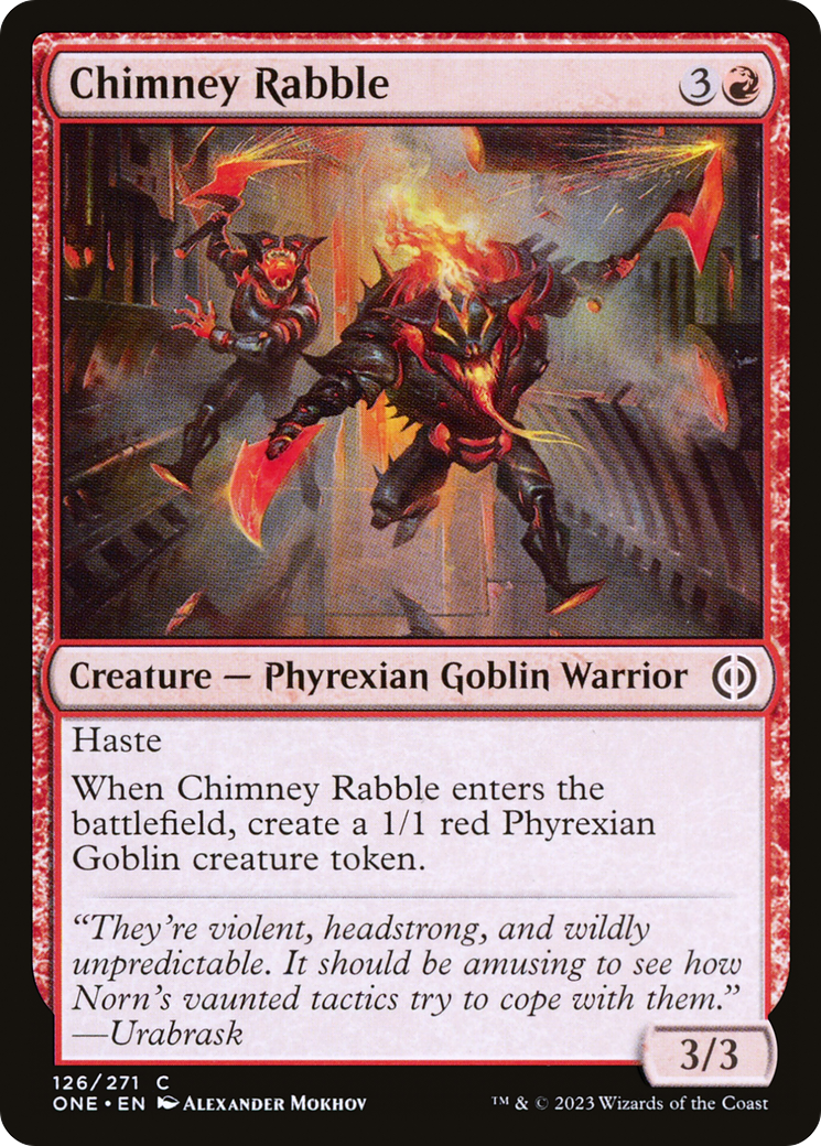 Image of Chimney Rabble [Phyrexia: All Will Be One]