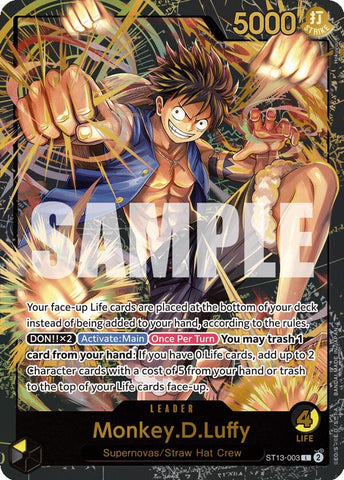 Monkey.D.Luffy (Premium Card Collection -Leader Collection-) [One Piece Promotion Cards]