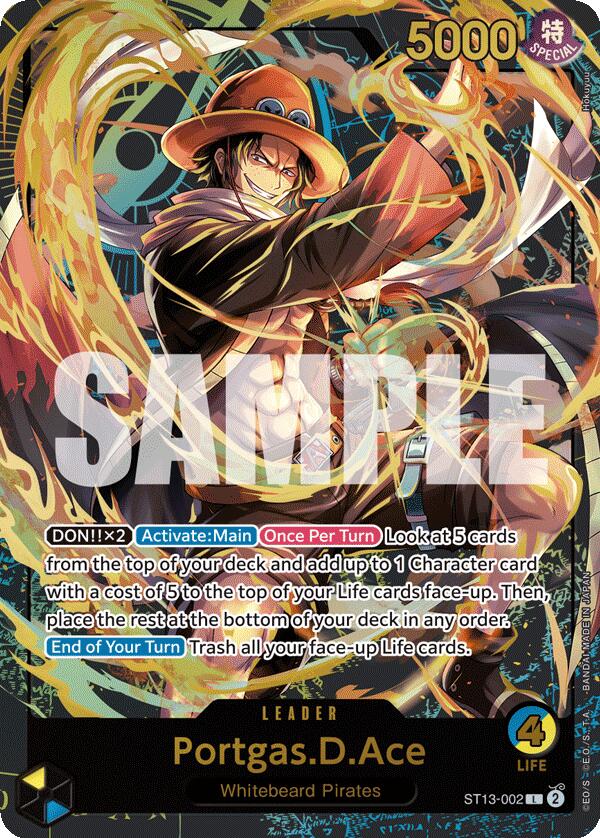 Image of Portgas.D.Ace (Premium Card Collection -Leader Collection-) [One Piece Promotion Cards]