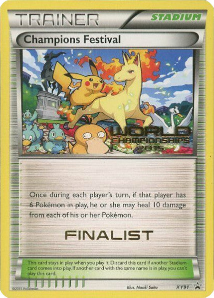 Image of Champions Festival (XY91) (2015 Finalist) [XY: Black Star Promos]