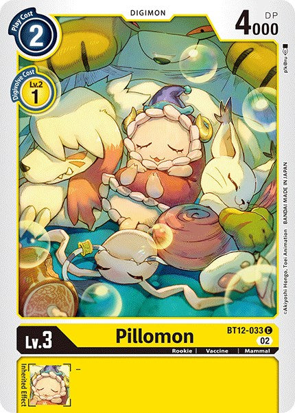 Image of Pillomon [BT12-033] [Across Time]