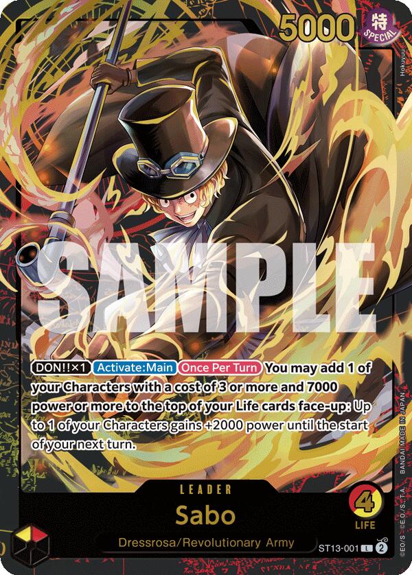 Image of Sabo (Premium Card Collection -Leader Collection-) [One Piece Promotion Cards]