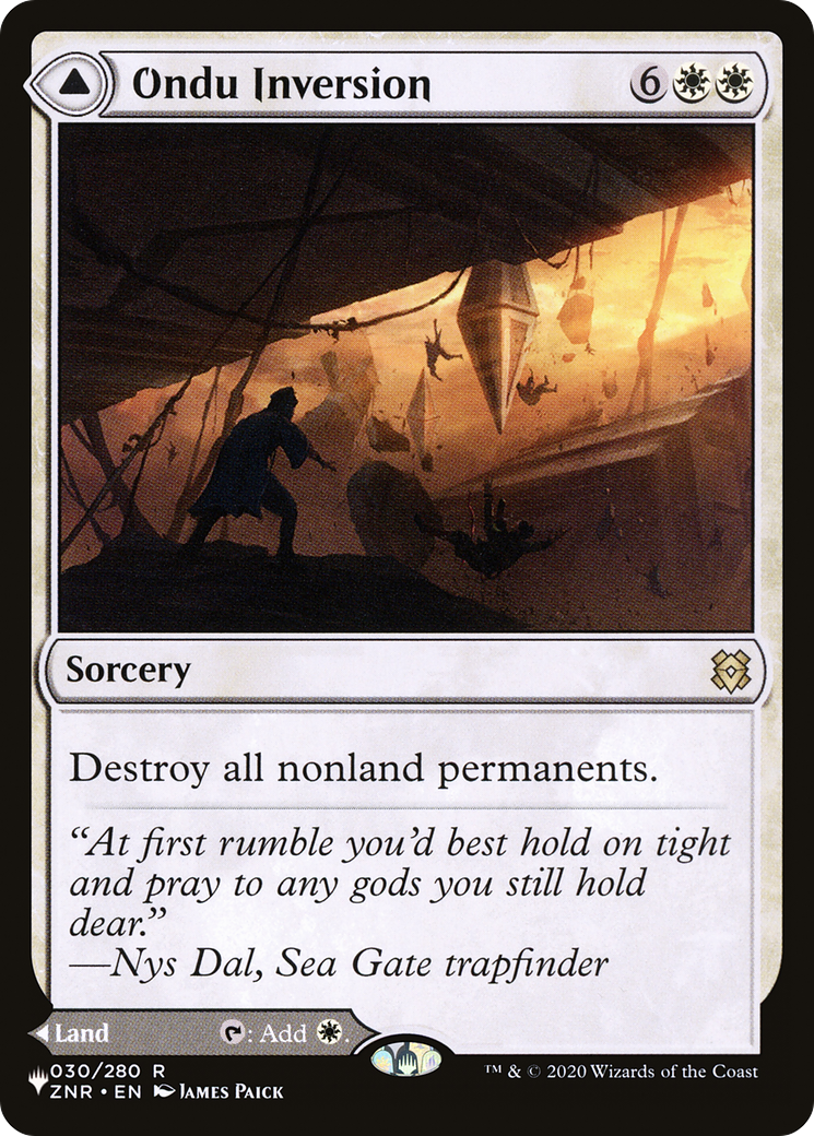 Image of Ondu Inversion // Ondu Skyruins [Secret Lair: From Cute to Brute]
