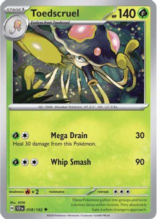 Image of Toedscruel (018/142) [Scarlet & Violet: Stellar Crown]