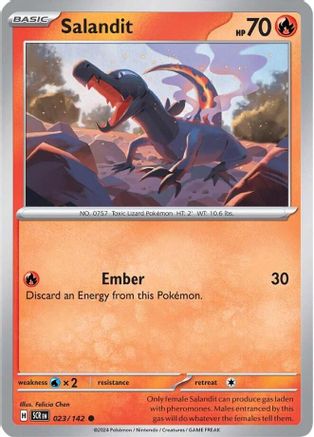 Image of Salandit (023/142) [Scarlet & Violet: Stellar Crown]