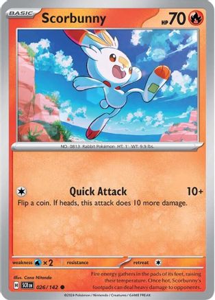 Image of Scorbunny (026/142) [Scarlet & Violet: Stellar Crown]