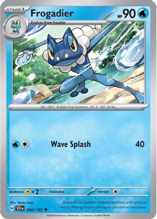 Image of Frogadier (040/142) [Scarlet & Violet: Stellar Crown]
