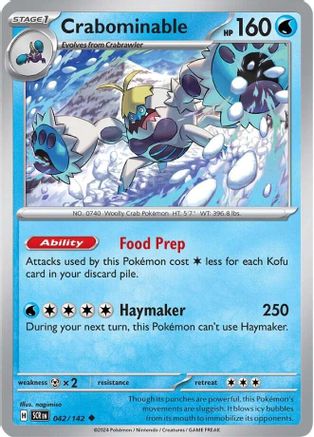 Image of Crabominable (042/142) [Scarlet & Violet: Stellar Crown]