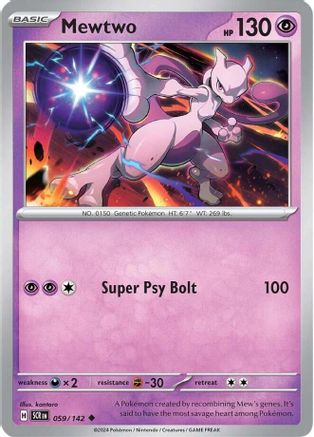 Image of Mewtwo (059/142) [Scarlet & Violet: Stellar Crown]