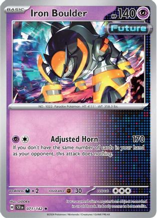 Image of Iron Boulder (071/142) [Scarlet & Violet: Stellar Crown]