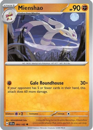 Image of Mienshao (084/142) [Scarlet & Violet: Stellar Crown]