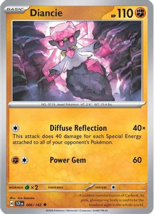 Image of Diancie (086/142) [Scarlet & Violet: Stellar Crown]