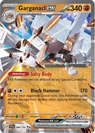 Image of Garganacl ex (089/142) [Scarlet & Violet: Stellar Crown]