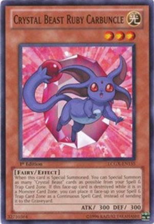 Image of Crystal Beast Ruby Carbuncle [LCGX-EN155] Common