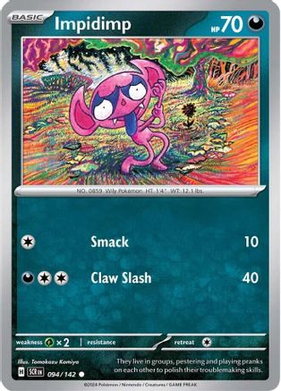 Image of Impidimp (094/142) [Scarlet & Violet: Stellar Crown]