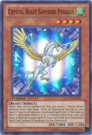 Image of Crystal Beast Sapphire Pegasus [LCGX-EN161] Super Rare