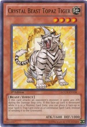 Image of Crystal Beast Topaz Tiger [LCGX-EN158] Common