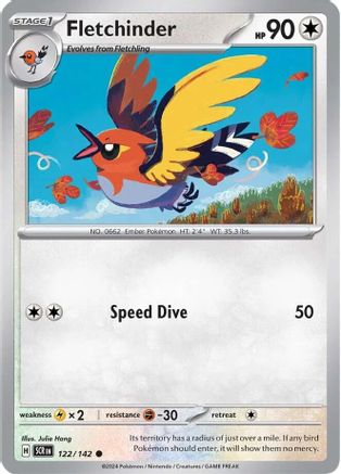Image of Fletchinder (122/142) [Scarlet & Violet: Stellar Crown]