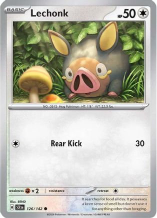 Image of Lechonk (126/142) [Scarlet & Violet: Stellar Crown]