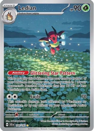 Image of Ledian (144/142) [Scarlet & Violet: Stellar Crown]