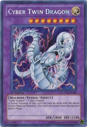 Image of Cyber Twin Dragon [LCGX-EN180] Secret Rare