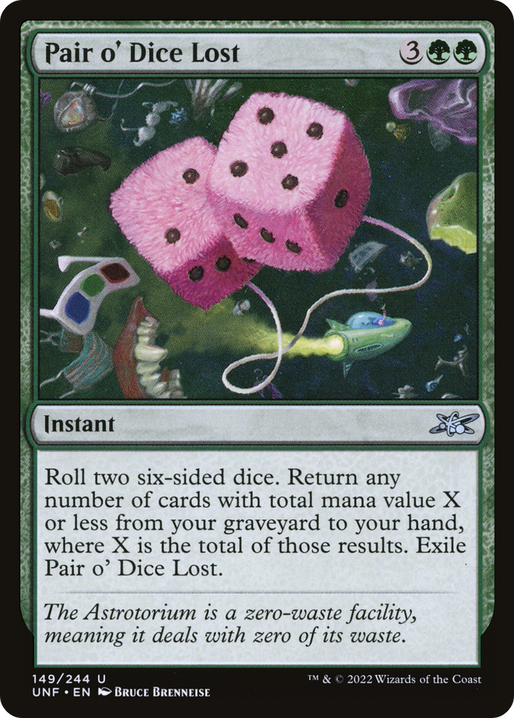 Image of Pair o' Dice Lost [Unfinity]