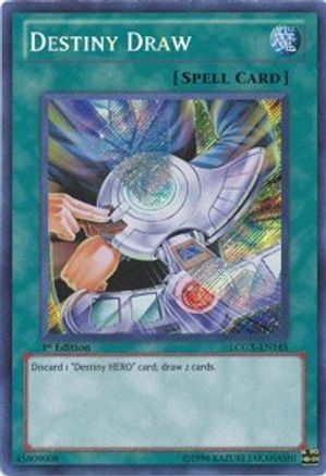 Image of Destiny Draw [LCGX-EN145] Secret Rare