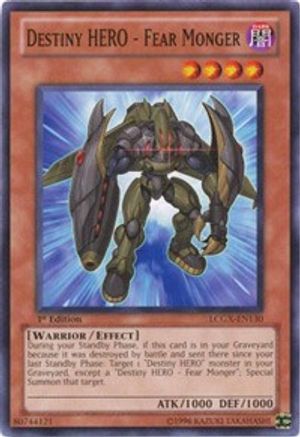 Image of Destiny HERO - Fear Monger [LCGX-EN130] Common