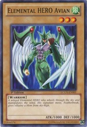 Image of Elemental HERO Avian [LCGX-EN001] Common
