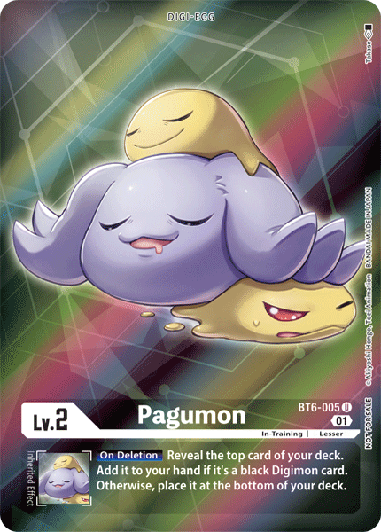 Image of Pagumon [BT6-005] (Alternative Art - Box Topper) [Double Diamond]