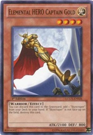 Image of Elemental HERO Captain Gold [LCGX-EN026] Common