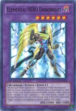 Image of Elemental HERO Darkbright [LCGX-EN063] Super Rare
