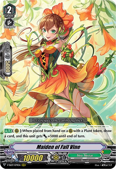 Image of Maiden of Fall Vine (V-SS07/079EN) [Clan Selection Plus Vol.1]
