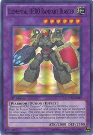 Image of Elemental HERO Rampart Blaster [LCGX-EN047] Super Rare