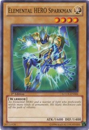 Image of Elemental HERO Sparkman [LCGX-EN006] Common