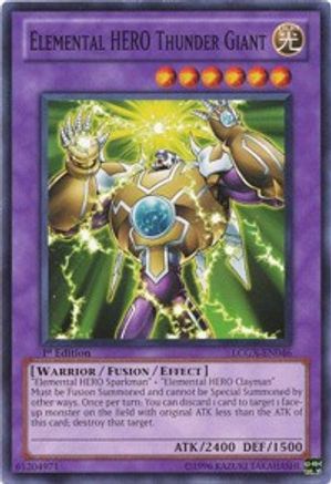 Image of Elemental HERO Thunder Giant [LCGX-EN046] Common