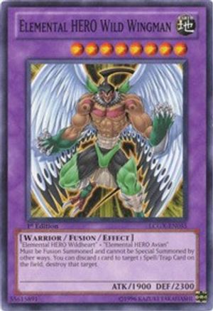 Image of Elemental HERO Wild Wingman [LCGX-EN055] Common