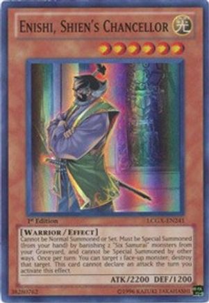 Image of Enishi, Shien's Chancellor [LCGX-EN241] Super Rare