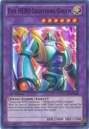 Image of Evil HERO Lightning Golem [LCGX-EN068] Super Rare