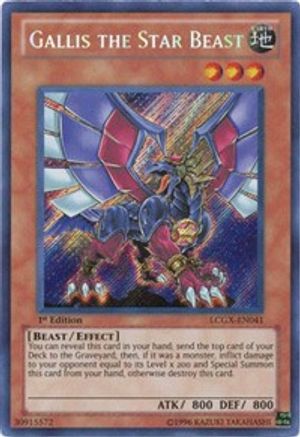 Image of Gallis the Star Beast [LCGX-EN041] Secret Rare