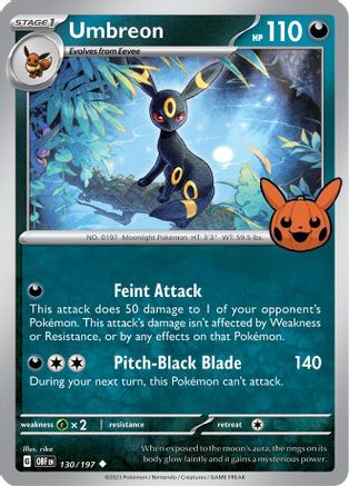 Image of Umbreon (130/197) [Trick or Trade 2024]