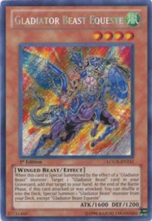 Image of Gladiator Beast Equeste [LCGX-EN251] Secret Rare